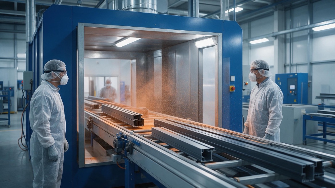 Industrial Powder Coating Production Line Industrial Powder Coating Production Line