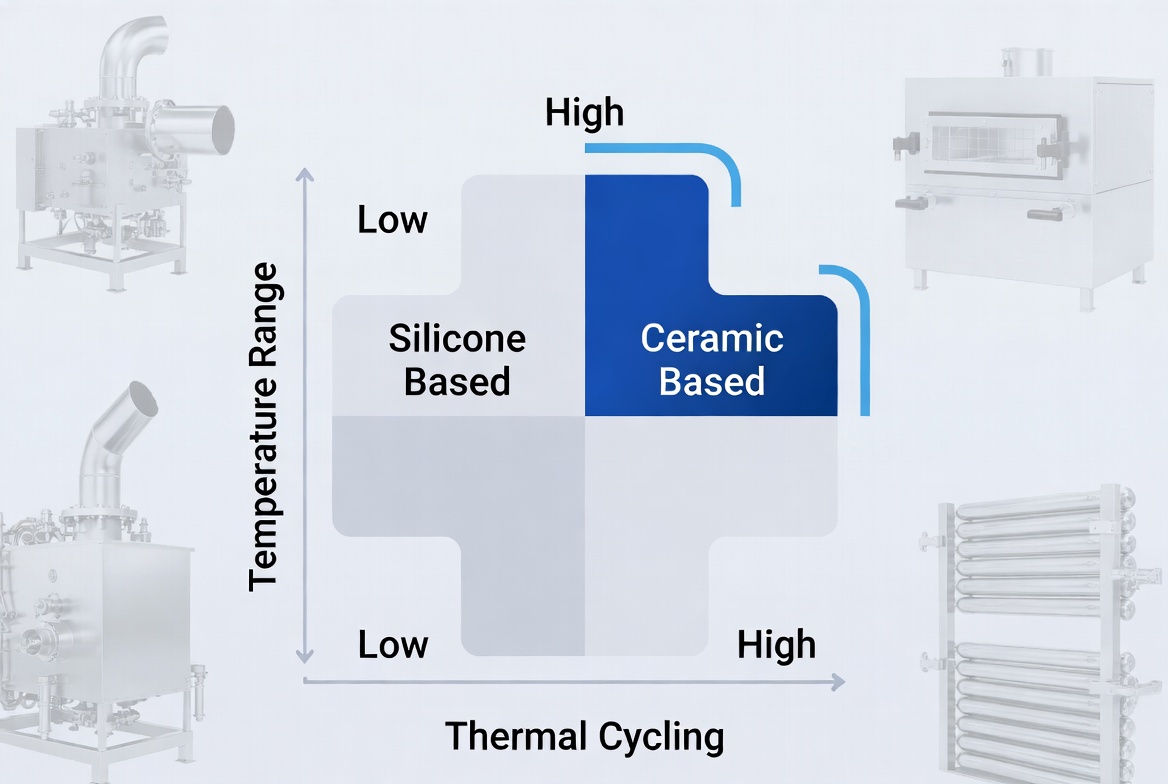 High Heat Coating Selection Matrix เมทริกซ์การเลือกการเคลือบความร้อนสูง
