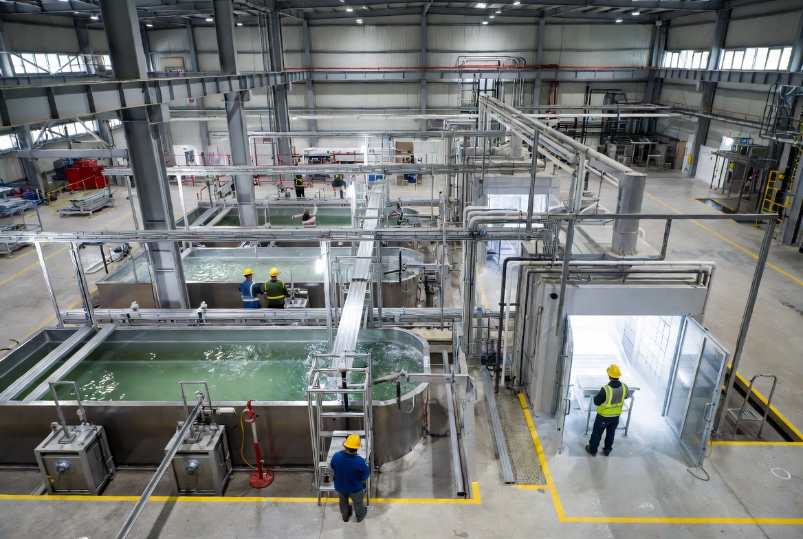 Anodizing And Powder Coating Process Line Anodizing And Powder Coating Process Line