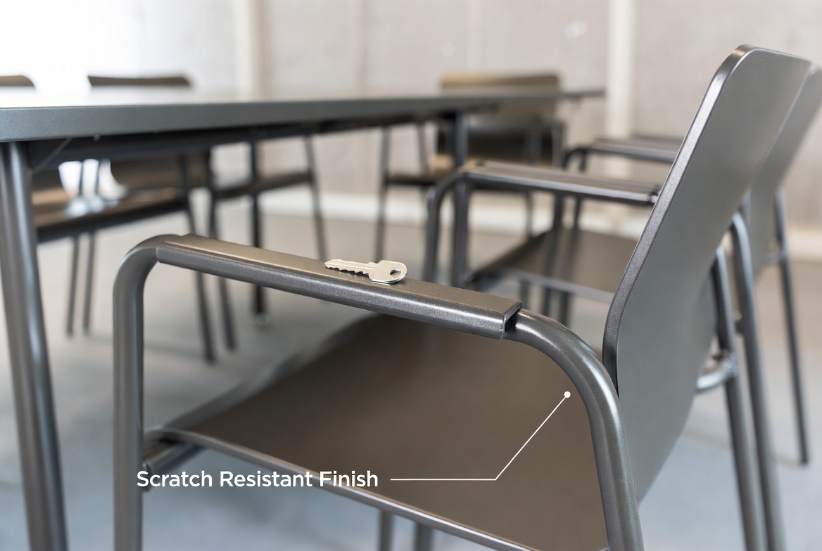 Scratch Resistant Powder Coated Chair