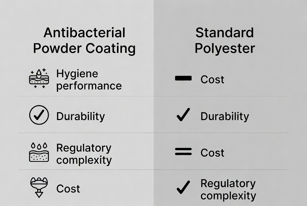 Coating Performance Comparison Chart