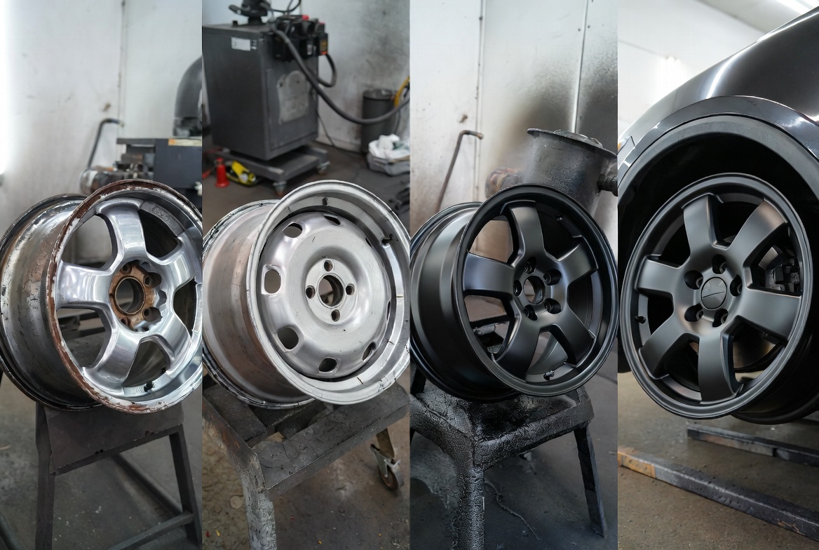 Chrome To Black Wheel Transformation Chrome To Black Wheel Transformation
