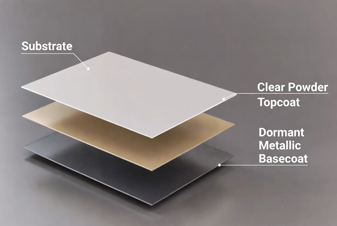 Dormant Powder Coating Layers