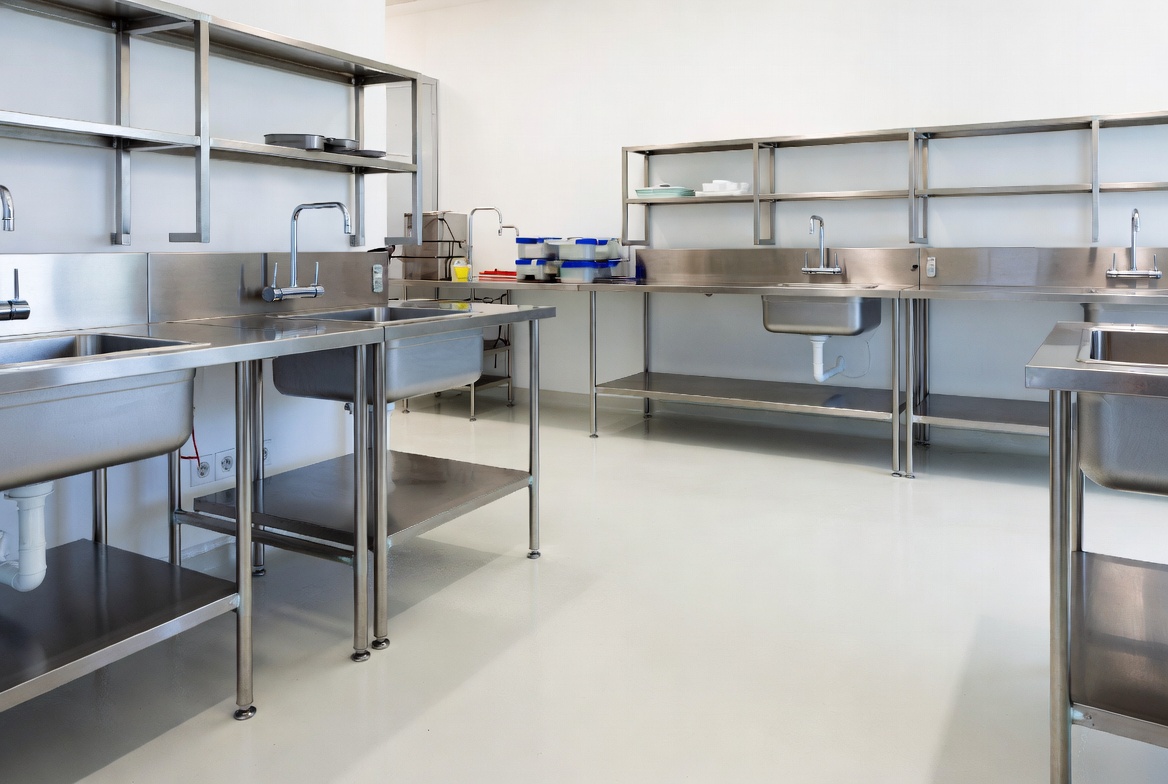 Hygienic Laboratory Workbench Installation