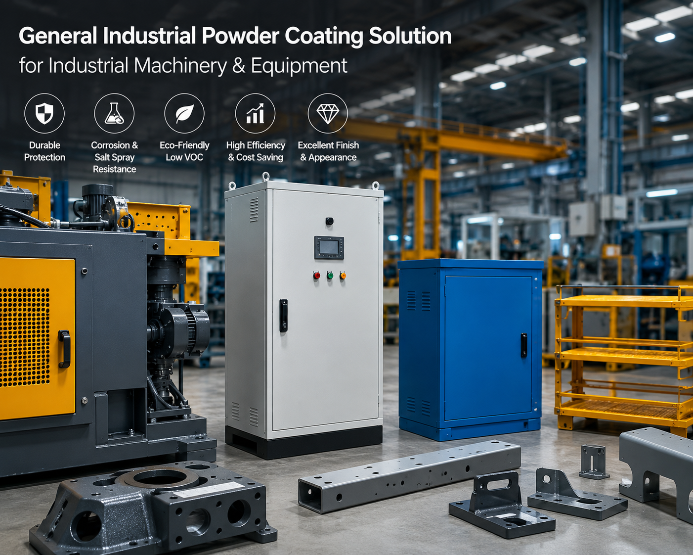General Industrial Powder Coating Solution for Industrial Machinery & Equipment