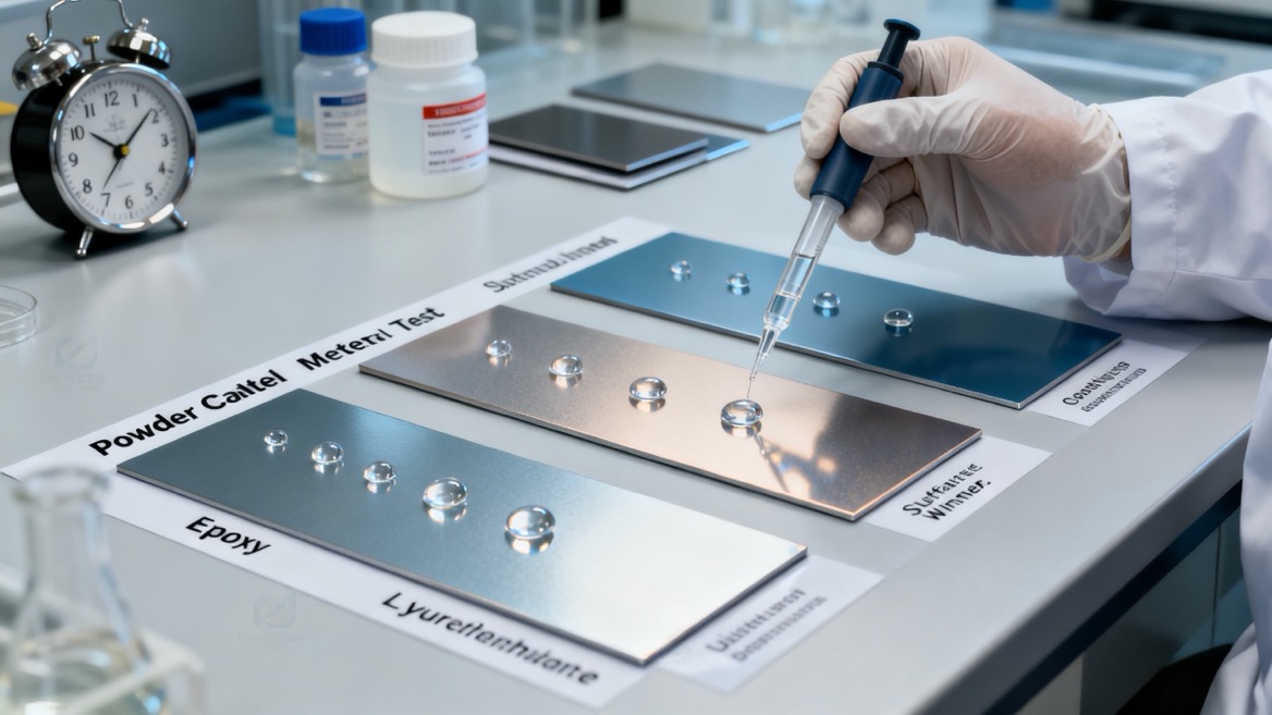 Powder Coating Chemical Resistance Testing