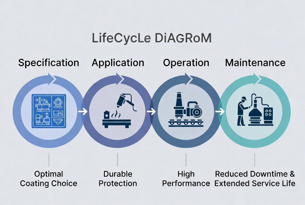 High Heat Coating Lifecycle Benefits ประโยชน์ของวงจรการเคลือบด้วยความร้อนสูง