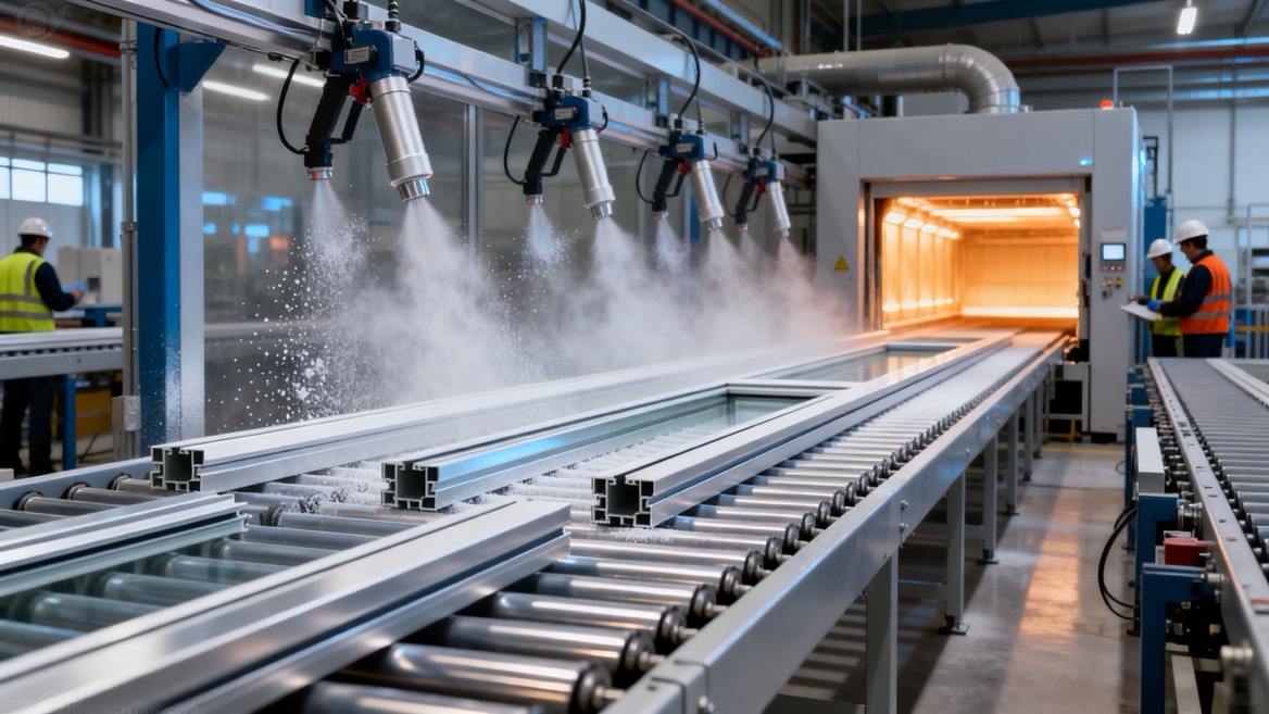 Custom Powder Coating Production Line