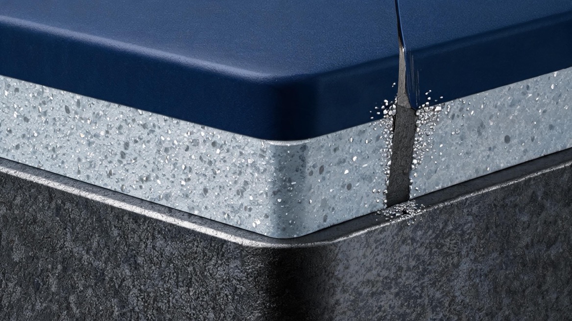 Zinc Rich Powder Coating Layer Protection