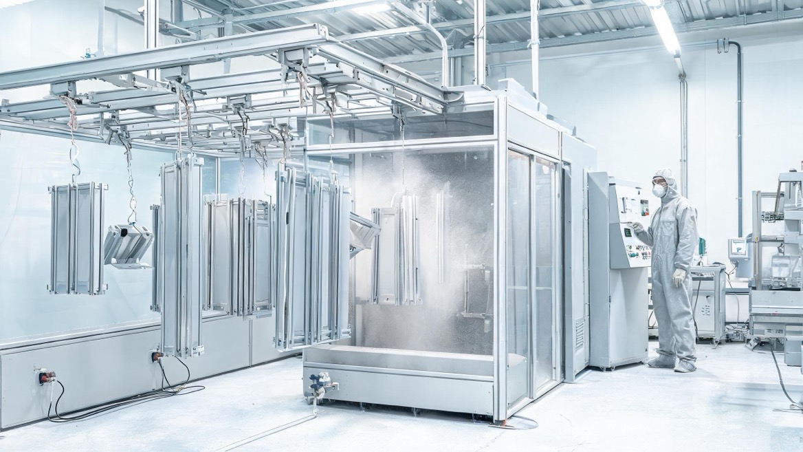 Powder Coating Application Production Line Powder Coating Application Production Line