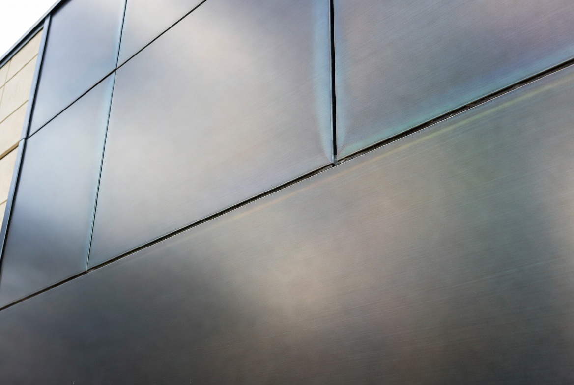 Anodized Aluminum Facade Close Up Anodized Aluminum Facade Close Up