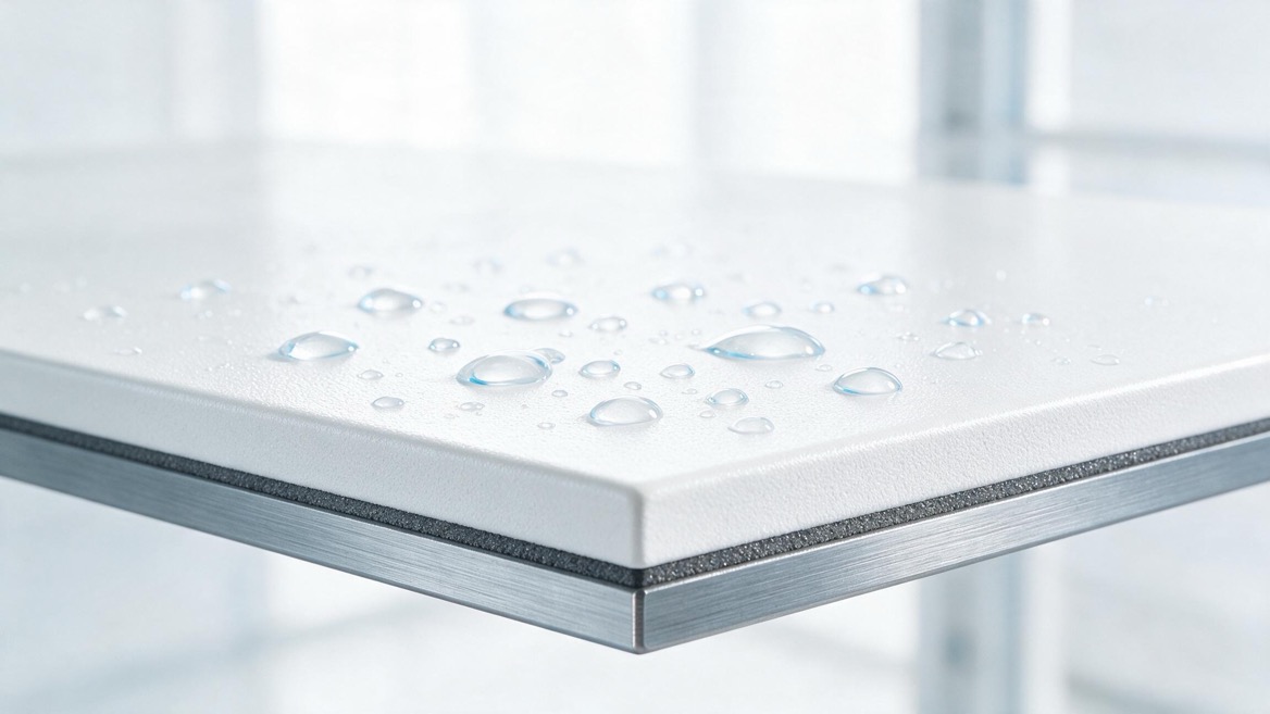 Antimicrobial Polyester Coating Detail