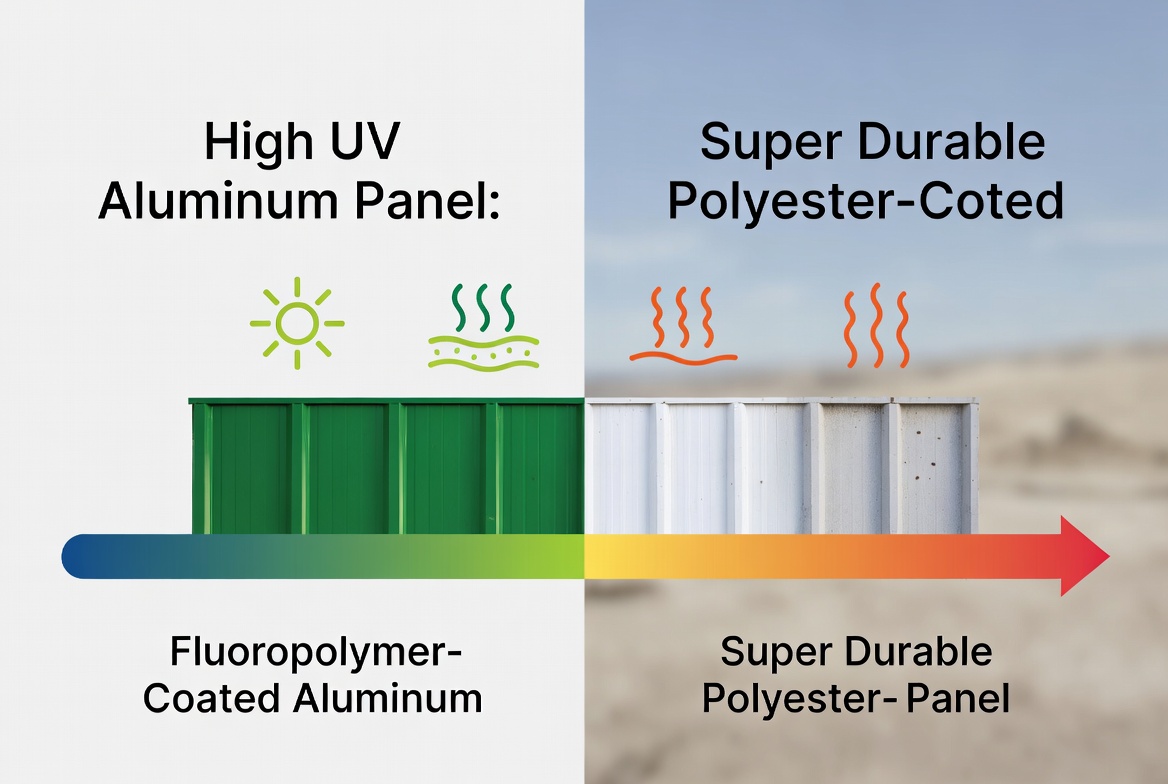Fluoropolymer Vs Polyester Performance Chart