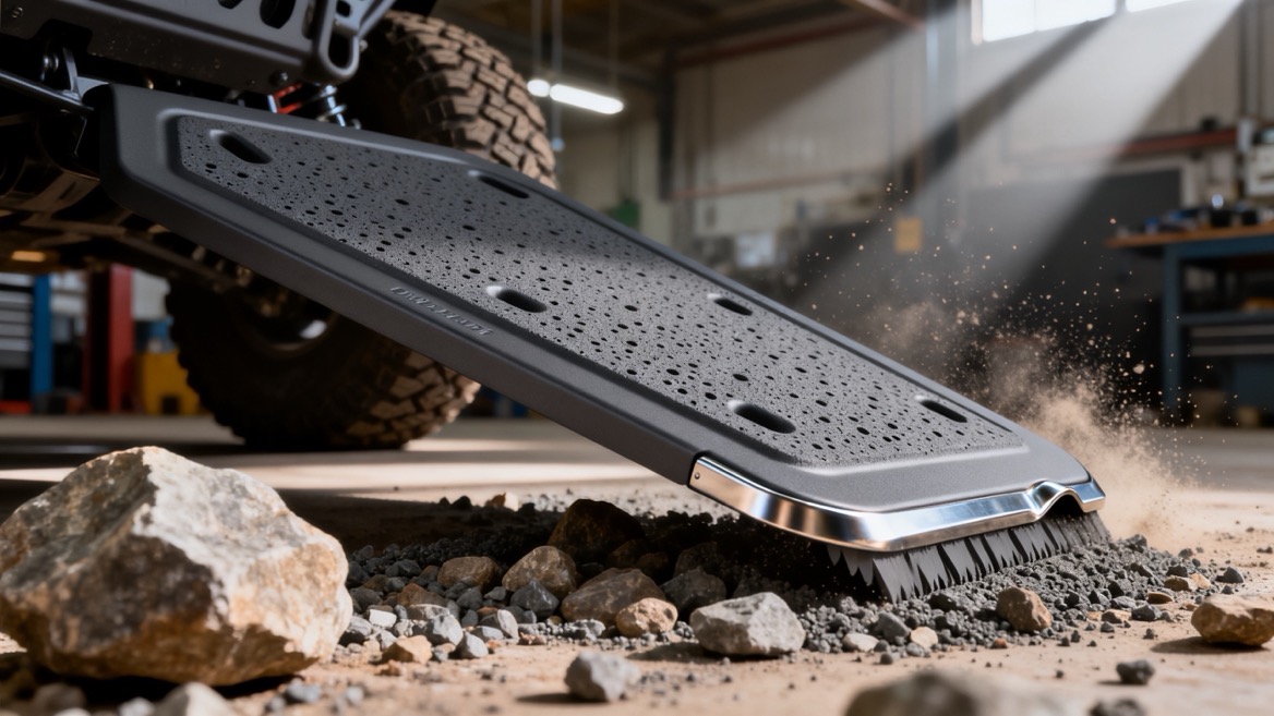 Hard Anodized Aluminum Skid Plate Abrasion Test Hard Anodized Aluminum Skid Plate Abrasion Test