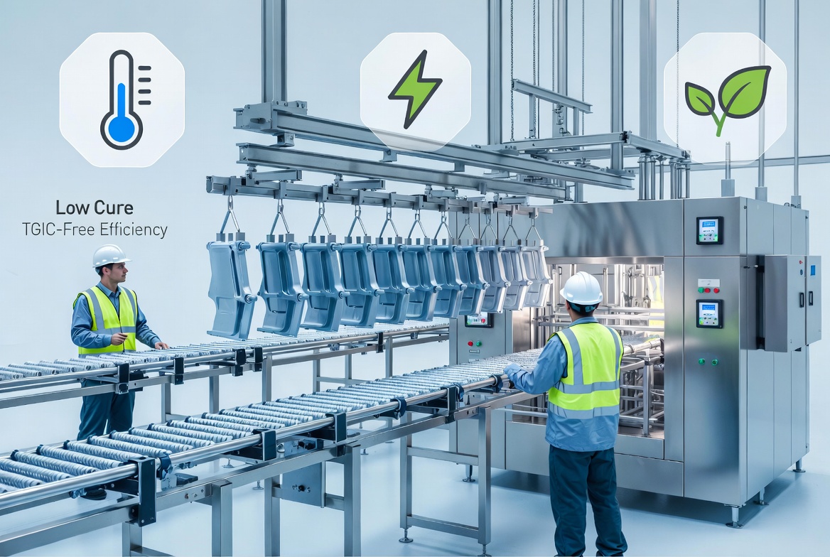 Low Cure Powder Coating Line