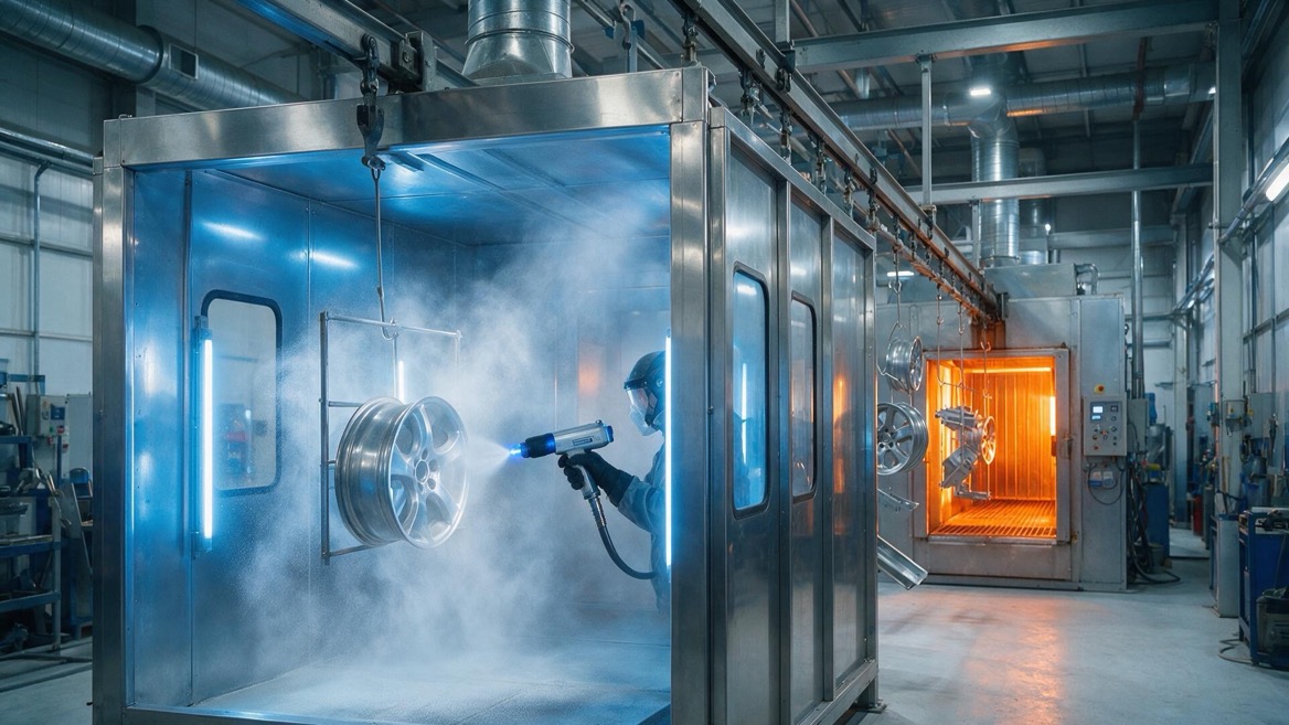 Powder Coating Application Process