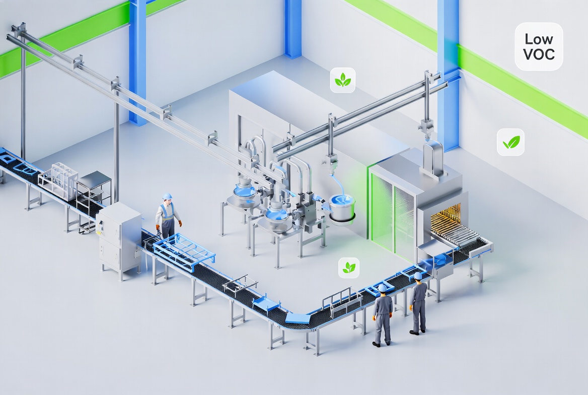 Sustainable Powder Coating Production Line